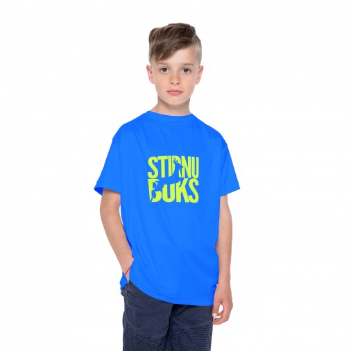 sports t-shirt STIRNU BUKS 11 blue